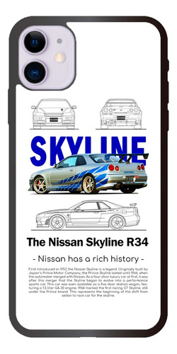 Funda Case Protector Celular - Carro Nissan Skyline R34