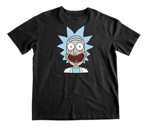 Polera Estampada De Algodón De Rick Y Morty, Rick Sanchez