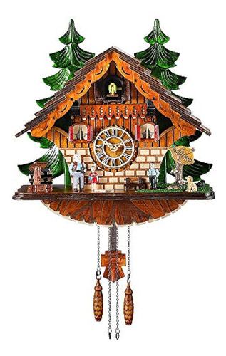 Kintrot Cuco Reloj Tradicional Negro Bosque Casa Chalet Arte