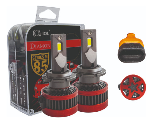 Kit De Faros Led D2c Csp Nitrogeno 9-30v 85 W Luz Fija