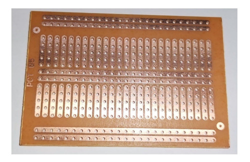 Baquela Universal Una Cara Pcb 5x7cm Perforada Circuitos