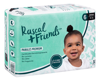 Pañales De Bebé Rascal + Friends T6 - Unidad a $843