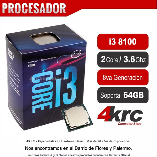 Imagen 4 de 10 de Pc Completa Intel Core I3 8100 8va Generación Hd 1tb Con Ram Ddr4 Monitor 19 Full