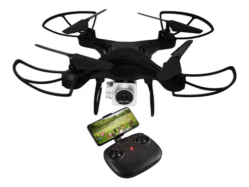 Mini drone Smart Tech Premium E88 Camara Simple con cámara 4K negro 2.4GHz  1 batería