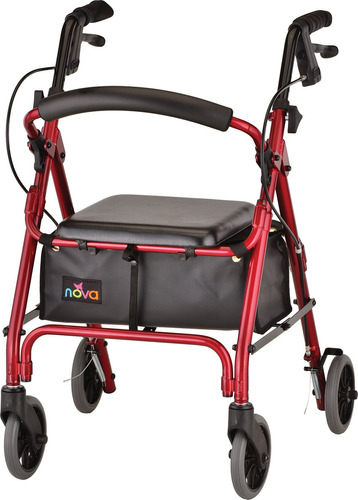 Caminador Ortopédico Plegable Nova Medical Products 4208crd Negro 