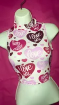 Comprar Vn Top Mujer - Blusa Para  Mujer Estampado Love
