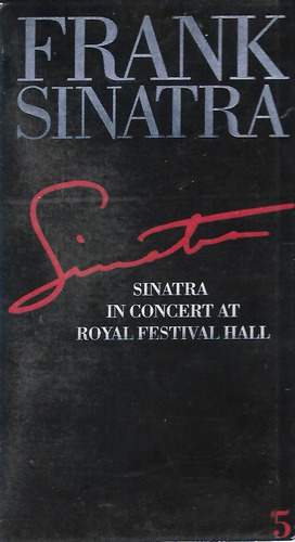 Frank Sinatra In Concert At Royal Festival Hall Vhs