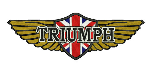 885 Triumph Con Alas Parche Bordado