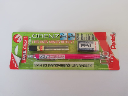 Imagen 3 de 3 de Portaminas/lapicero Pentel Orenz 0.5 Rosa