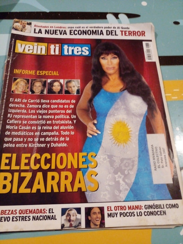 Revista Veintitrés Moria Casan 8 7 2005 N365