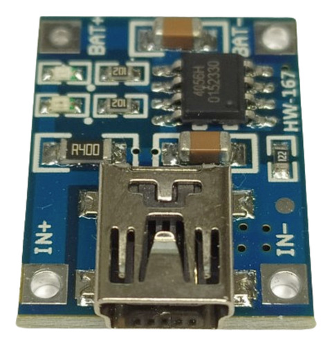 Módulo De Carga De Batería Litio Mini-usb 5v 1a Tp4056