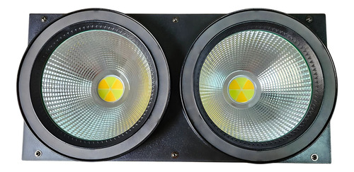 Refletor Mini Brut Led 200w Branco Led Rgb Strobo Dmx512