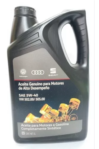 Aceite 100% Sintetico 5w40 Vw Audi Tdi Diesel Pentosi Aleman