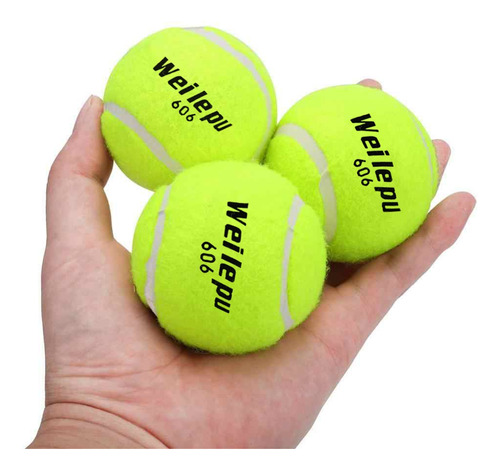 Kit Pelotas Tenis X3 Und Deporte Juego Tennis Raquetas