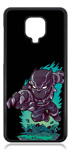 Funda Protector Para Xiaomi Note 9s Black Panther