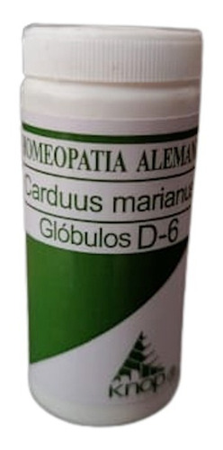Pack 8 Cardo Mariano Glóbulos D6 Knop Homeopático