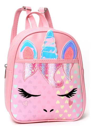 Mochila Unicornio Escolar Infantil Nena Jardin Reforzada 