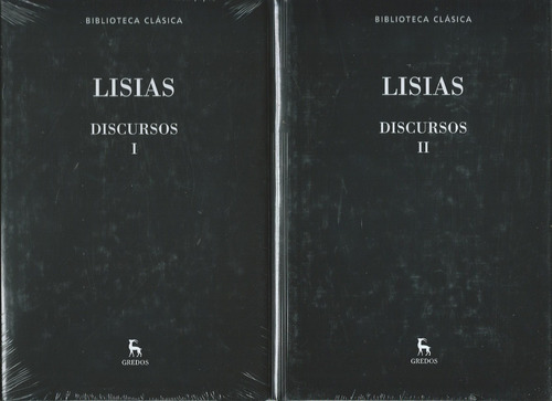 Filosofia -  Lisias - Discursos Tomos 1 Y 2 - Gredos