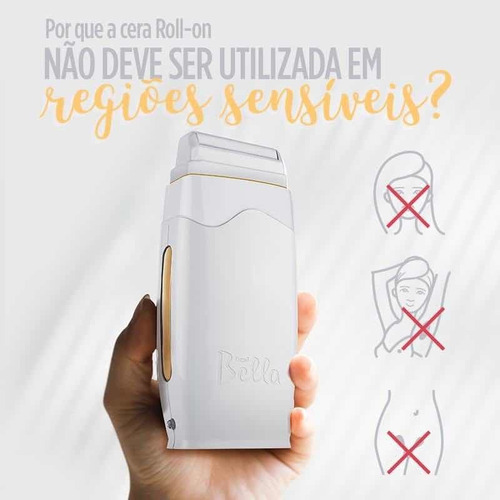 Depilação Kit Aparelho Rollon + 5 Refil Cera Rollon Bivolt