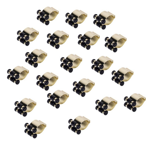 20 Clips De Taco De Metal Para Racks De Tacos De Billar