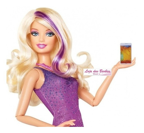 Telefone Celular Miniatura Para Boneca Barbie Smartphone