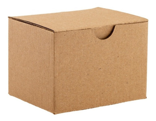 30 Cajas 9x8x6 Cartón Micro Corrugado Armable Para S Color Kraft