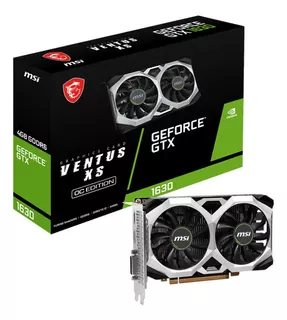 Tarjeta De Video Msi Geforce Gtx 1630 Ventus Xs 4g Oc Gddr6