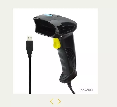 Puede Leer código incompleto y borroso Lector óptico de código de Barras láser de Alta Velocidad Meetforyou Escáner de códigos de Barras Lector de Cable de Mano con Cable USB Escáner láser 