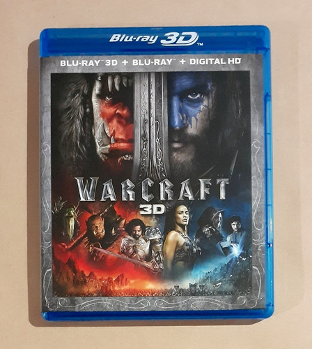 Warcraft (2016) - Blu-ray 3d + Blu-ray 2d  Original