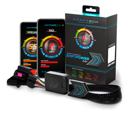 Módulo Acelerador Pedal Shiftpower Bluetooth App Sp08+