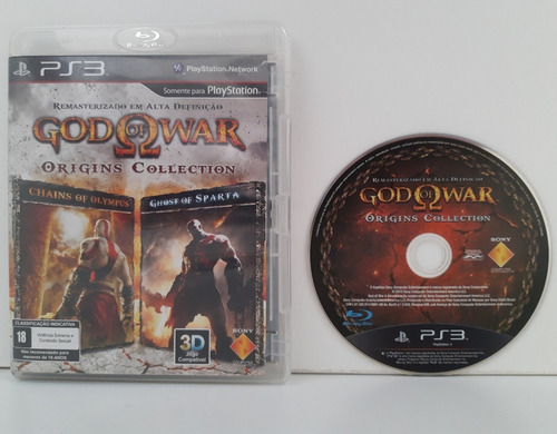 God Of War Origins Collection Ps3 Midia Fisica Seminovo