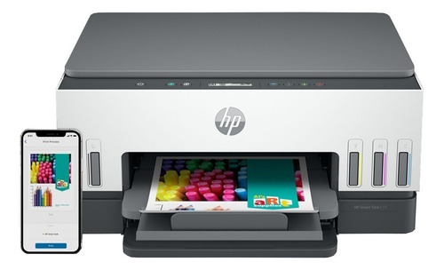 Impresora Hp 670 Multifuncional Wifi - Bluetooth Duplex Color Blanco