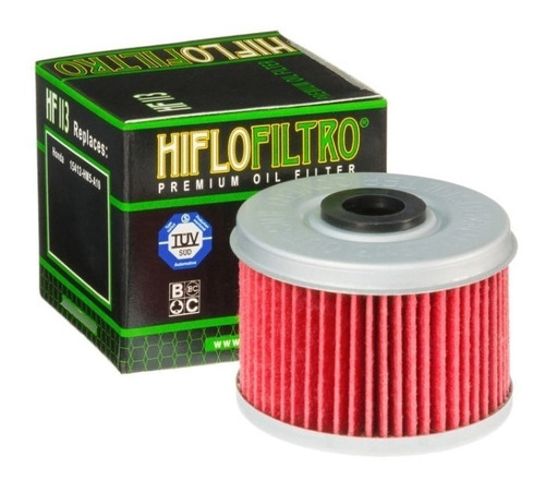 Filtro De Aceite Honda Trx 300 400  450 Hiflofiltro Hf 113
