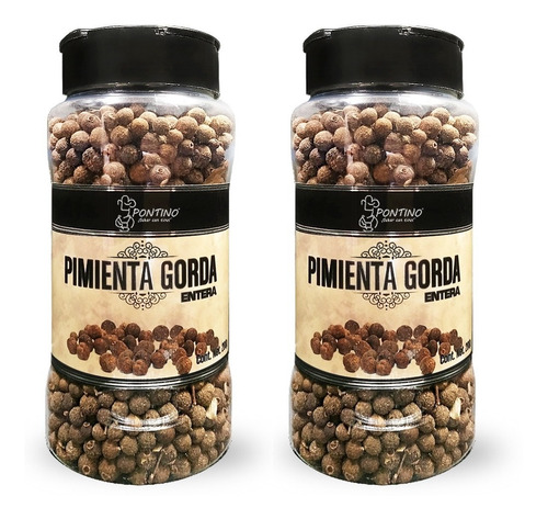 Pontino Pimienta Gorda Entera 200 Gramos 2 Piezas