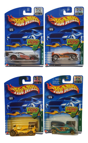 4 Hot Wheels Serie Completa Cold Blooded 2002 Factory Sealed