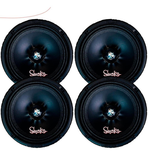 04 Alto Falante Snake Esv280 280w Rms 4 Ohms 6 Polegadas