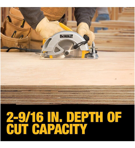 Sierra Circular Dewalt De 7-1/4 Pulgadas, Ligera, Con Cab...