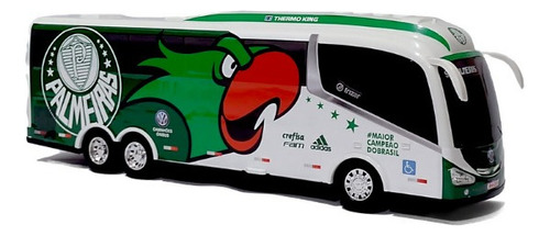 Miniatura Ônibus Palmeiras Maior Campeão Brasil 48cm Grande