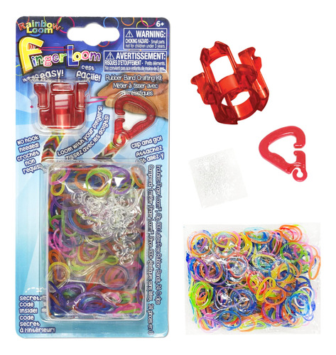 Rainbow Loom Oficial Finger Loom - Rojo...