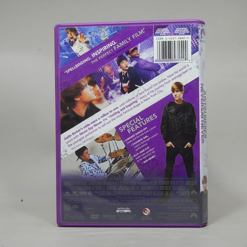 Dvd Justin Bieber Never Say Never Ll3