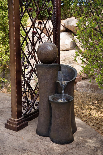 Harmony Fountains Fuente De Tobogán Acuático De Esfera