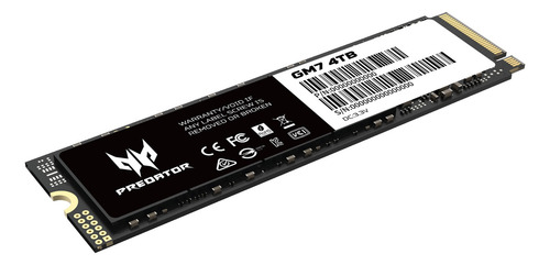 Ssd Interno 4tb Acer Predator Gm7 M.2 2280 Nvme Pcie 4.0