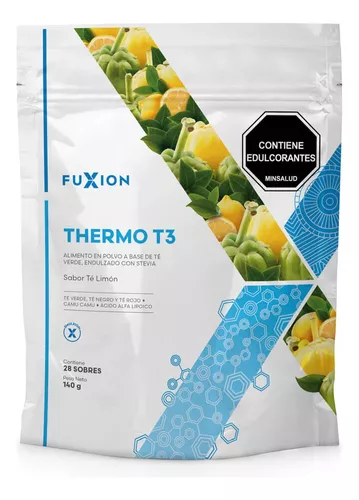 FuXion Thermo T3, delicioso sabor a té de limón (Thermo TT3, 28 bolsitas)