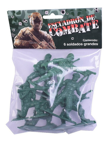 Juego De Combate Soldados De Plástico Miluplast