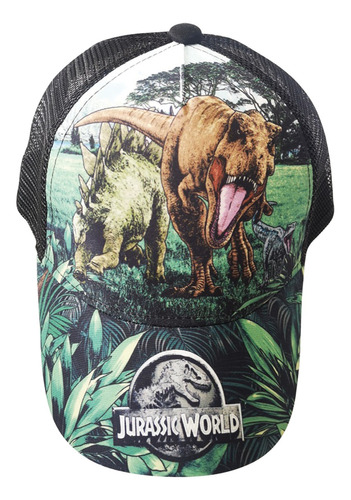 Gorras Gorros Visera Con Red Jurassic World Dinosurios Orig