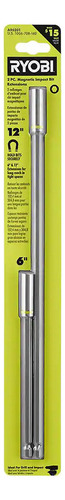 Ryobi Extensiones Magnéticas De Impacto 6 Y 12 Pulgadas