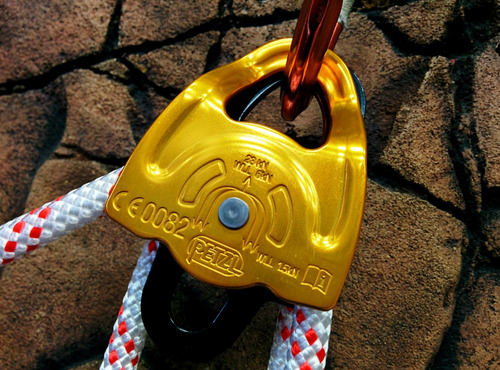 Polea Doble Petzl Gemini Prusik Alto Rendimiento
