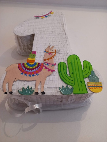 Piñata Numero Con Llama
