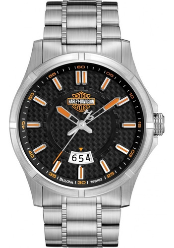 Relógio Bulova Masculino Harley Davidson Wh30055t Analogico