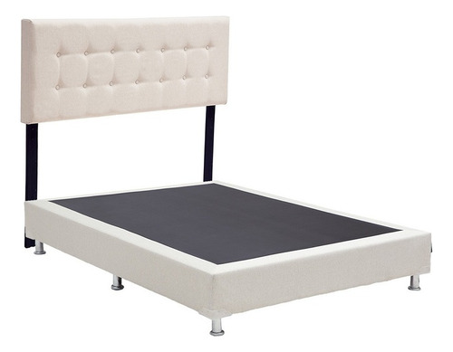 Cabecera Matrimonial Dicasa Bilbao + Box Dolum Beige